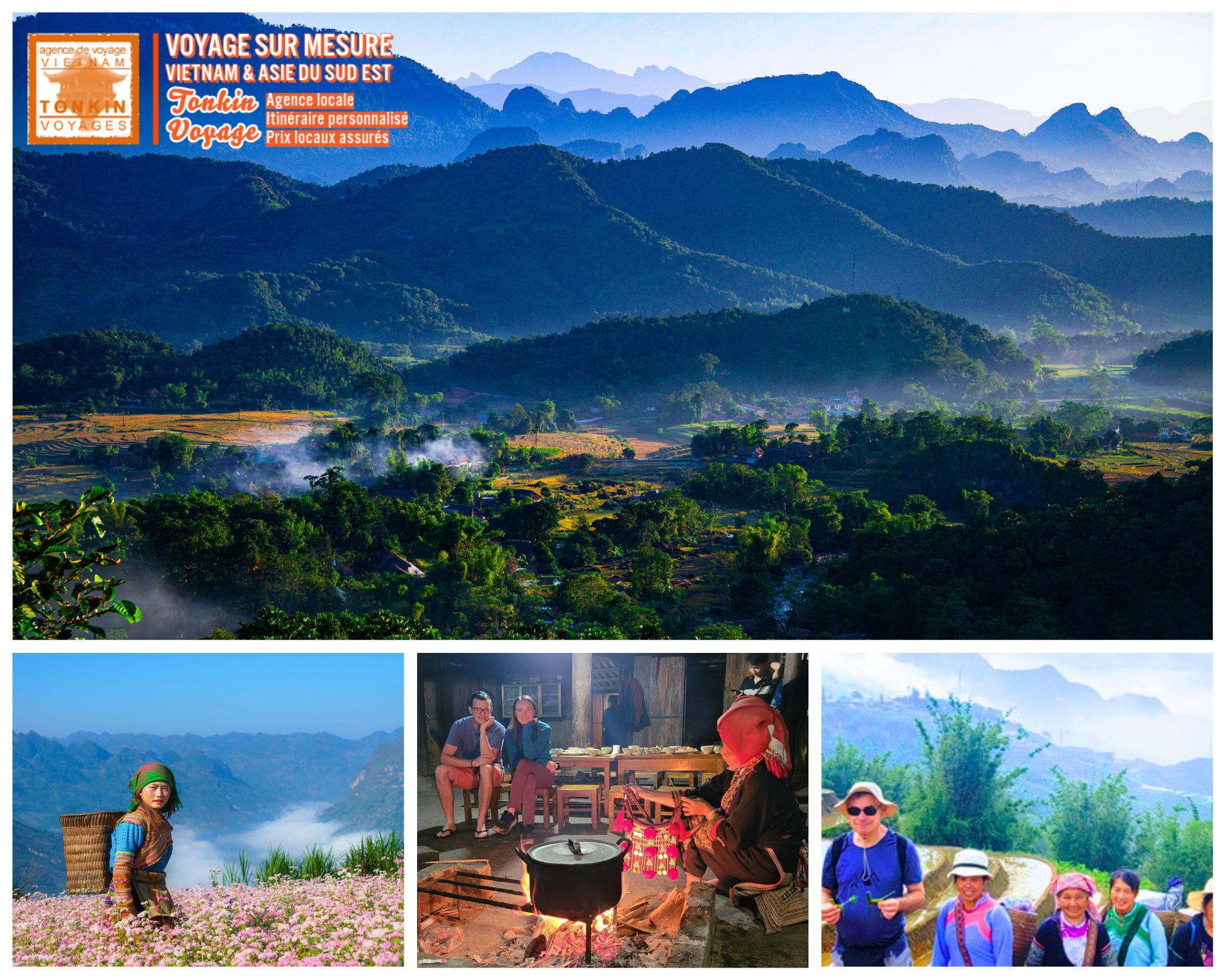 G&eacute;oparc Dong Van Plateaux calcaire Ha Giang Nord Vietnam : La m&eacute;mỏie de la Terre dans une mer de pierre